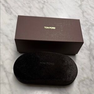 Tom Ford Sunglass Case and Box NO GLASSES, CASE ONLY